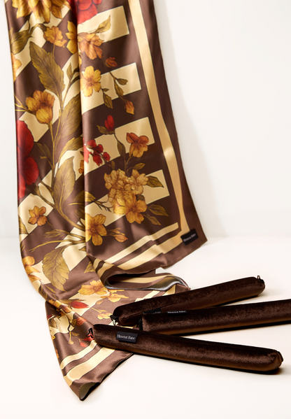 Satin Scarf - Floral
